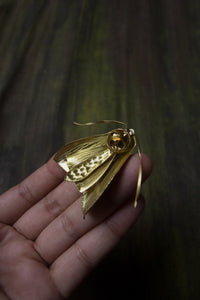 Oak ~ Moth pin cum necklace