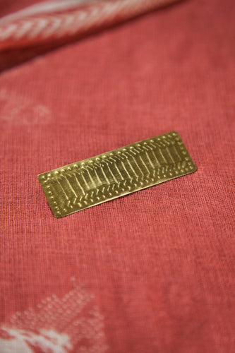 Tribal long rectangle pin